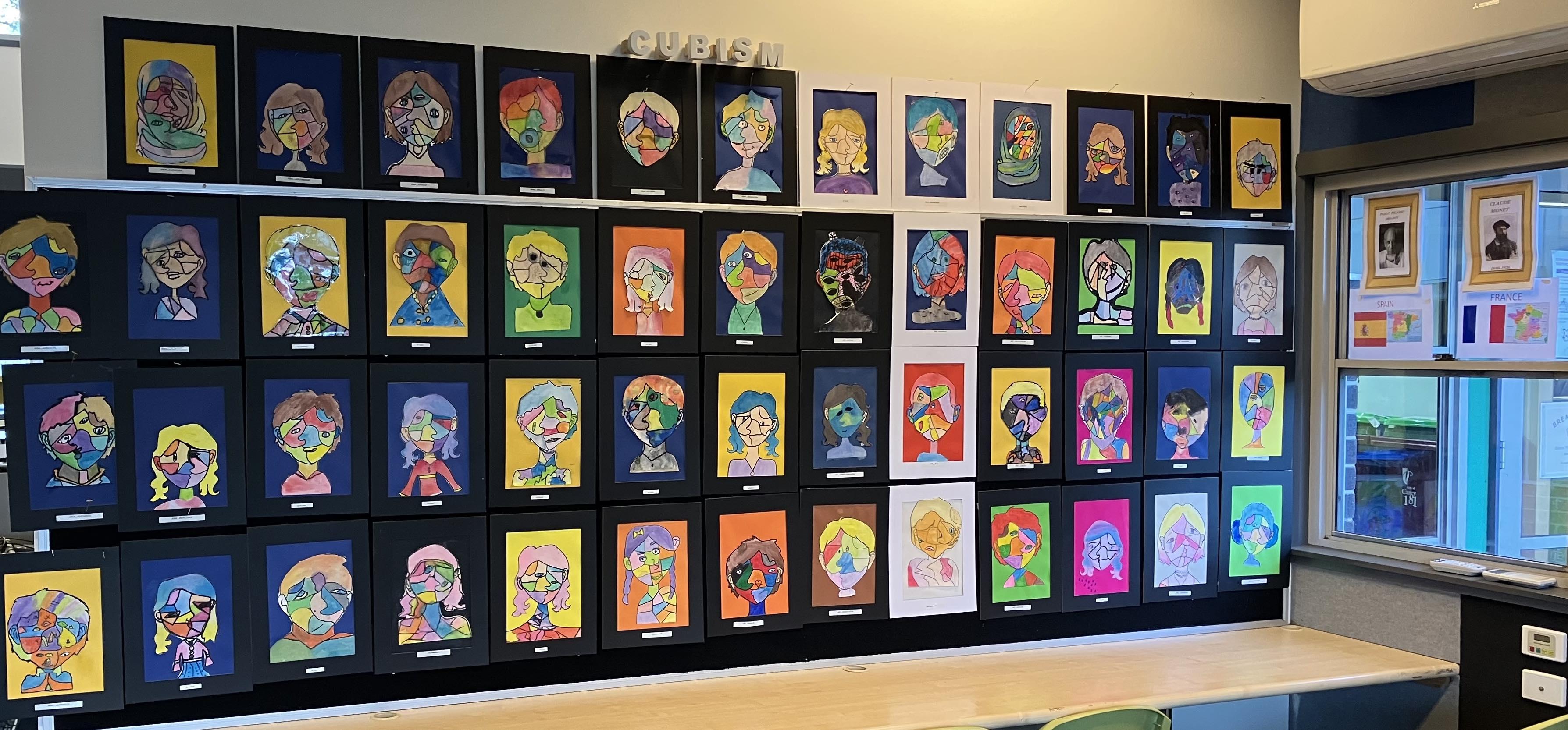 Year 4 Cubism and Picasso Portraits
